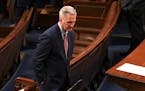 Rep. Kevin McCarthy (R-Calif.), paced in the House Chamber during voting for speaker of the House.