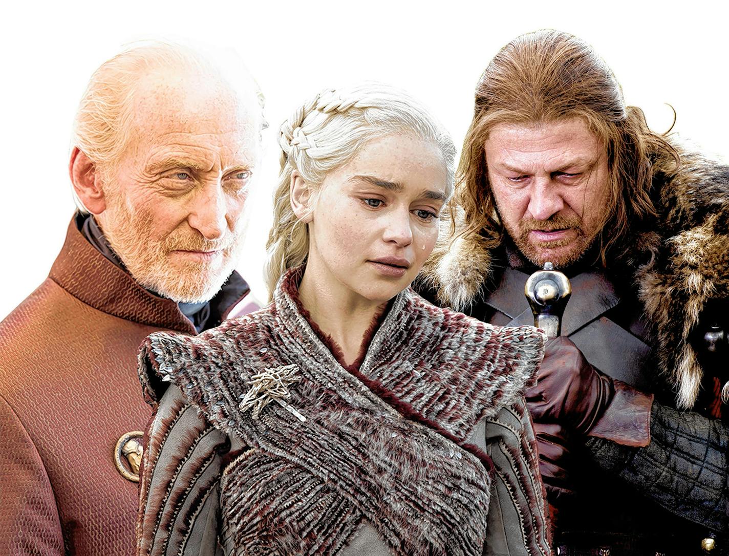 HBO's blockbuster fantasy "Game of Thrones" encapsulated the past decade's conflicting visions of humanity, represented by the show's rivals, Tywin Lannister and Ned Stark — with a little Dragon Queen thrown in for good measure.