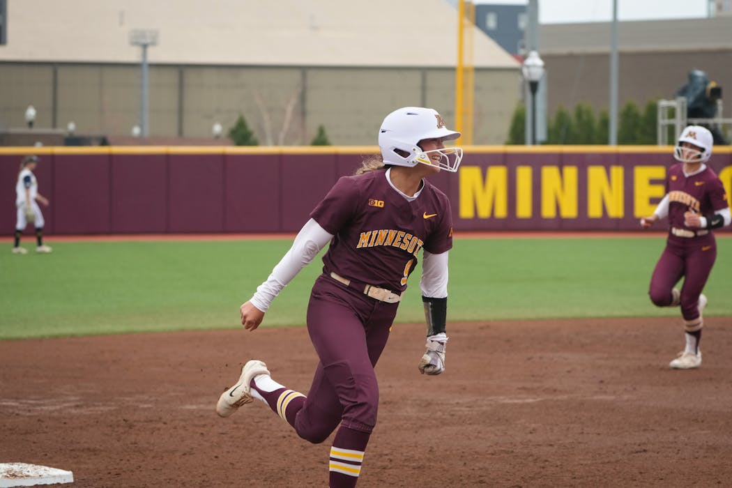 Gophers infielder Jess Oakland broke out as a star in her freshman season and has only gone up from there — hitting .448 with 17 homers as a sophomore.