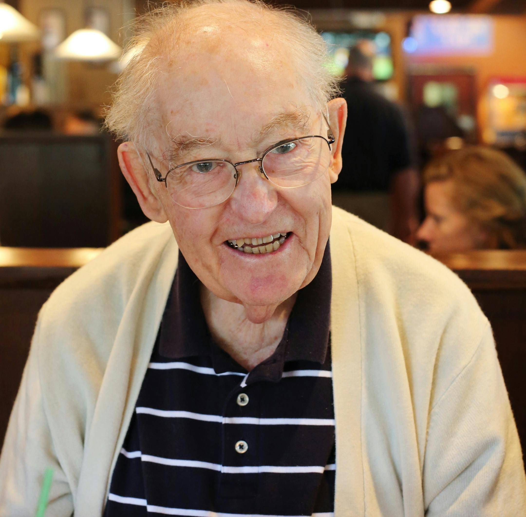 Don Swanson, 86, splits his time between Deephaven, Minn. and Naples, Fla. A retired executive, he worked for General Mills for 36 years. Photo by Gina Kelly, Special to the Star Tribune.