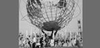 The Unisphere of the World's Fair in the Queens borough of New York is shown, April 30, 1964. (AP Photo) ORG XMIT: APHS306187 ORG XMIT: MIN14080113262