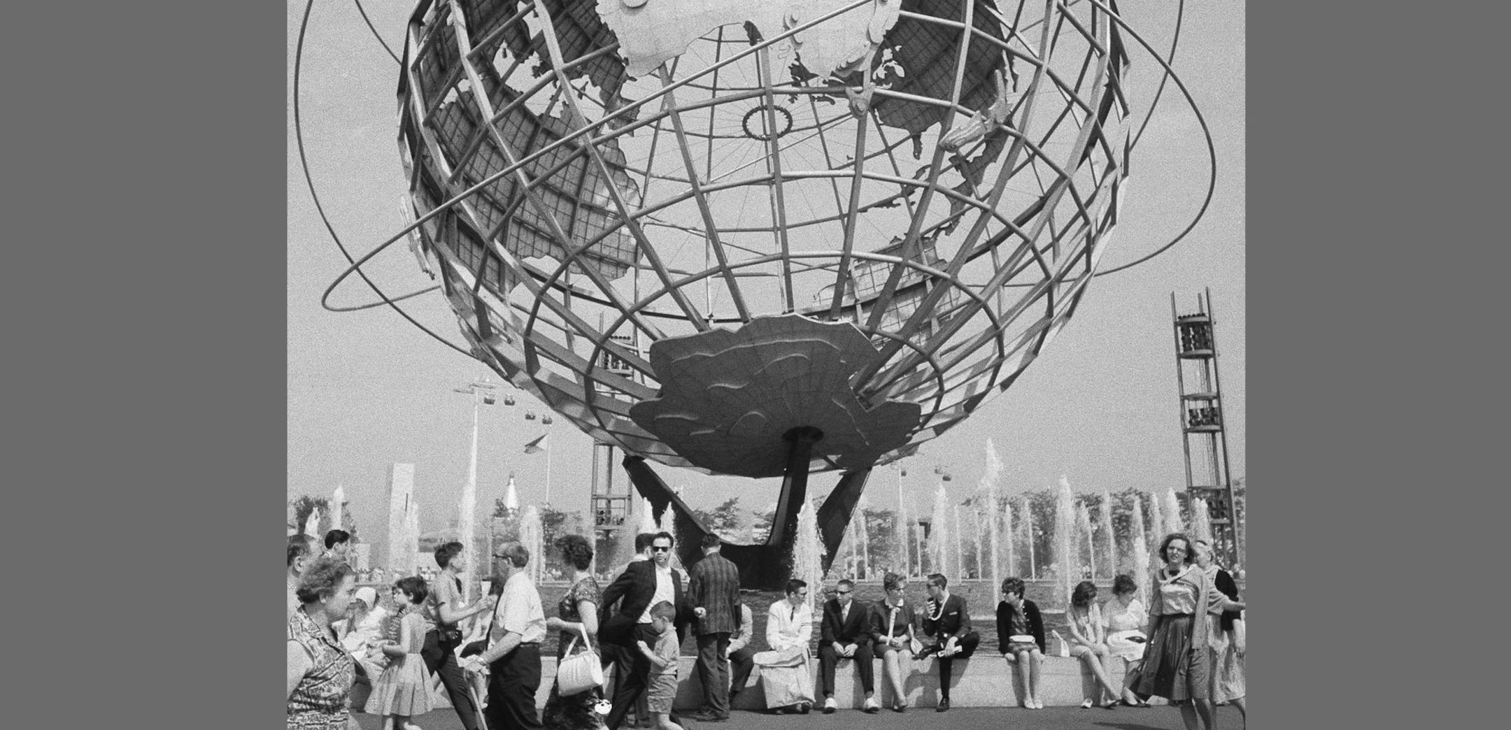 The Unisphere of the World's Fair in the Queens borough of New York is shown, April 30, 1964. (AP Photo) ORG XMIT: APHS306187 ORG XMIT: MIN1408011326201084 ORG XMIT: MIN1608261443170773