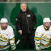 Edina, led by coach Curt Giles, is the top seed in the boys hockey state tournament.