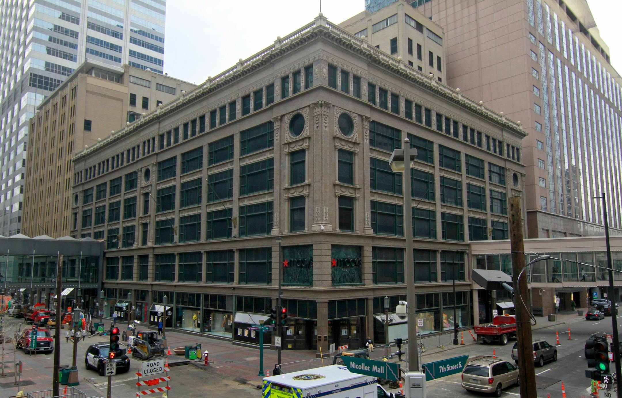 The former Dayton's building, shown in 2015
