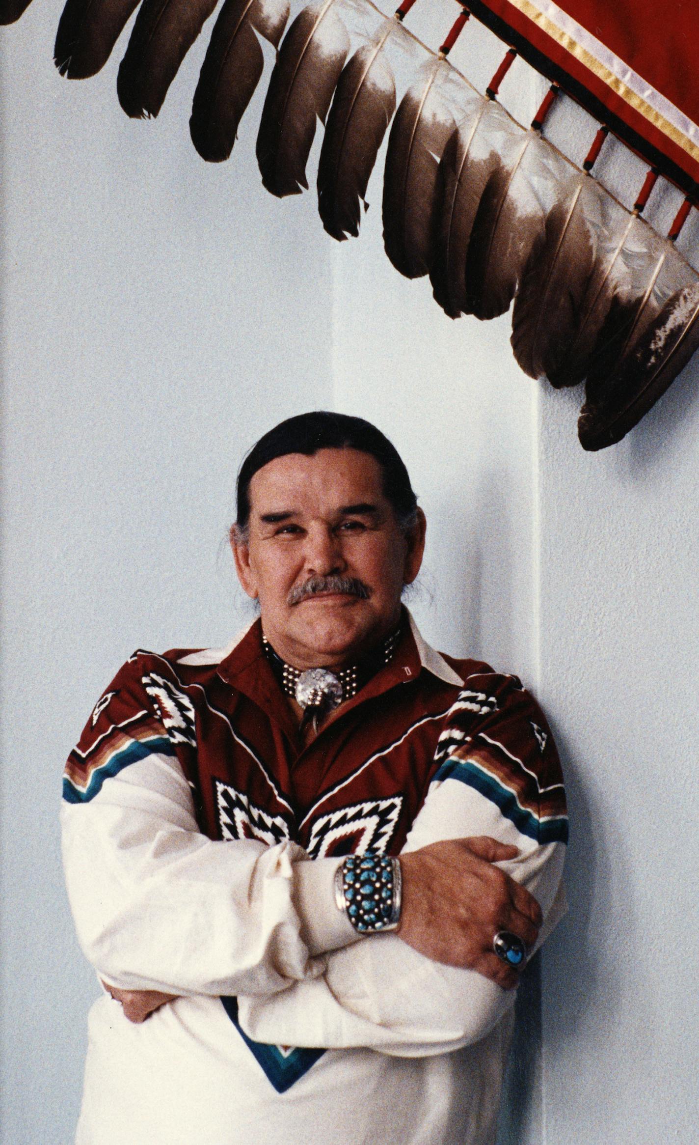 Clyde Bellecourt Photo courtesy of AIM Interpretive Center