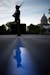 Duluth Police Officer Robert LeClaire walks the Blue Line Monday, May 15, 2023, at the Minnesota Peace Officer's Memorial on the south grounds of the 