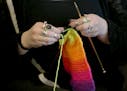 Knitting may reduce blood pressure, lower depression and anxiety and increase a sense of well-being.
