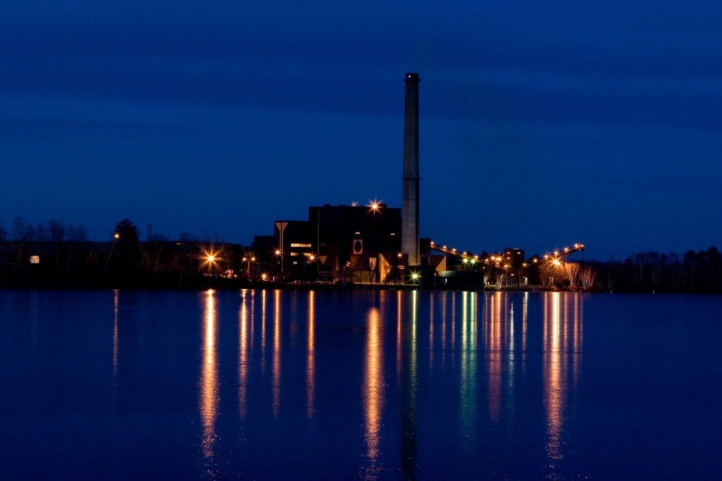 Minnesota Power's coal plant in Hoyt Lakes, Minn., pictured here, is one of three that the Sierra Club says violated pollution rules. The utility disputes the group's choice of data and state pollution agency officials agree.