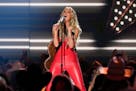 Lainey Wilson performs a medley during the 59th annual Academy of Country Music Awards on Thursday, May 16, 2024, at the Ford Center in Frisco, Texas.
