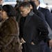 Former Illinois Rep. Jesse Jackson Jr. and his legal team arrives at the E. Barrett Prettyman Federal Courthouse in Washington, Wednesday, Feb. 20, 20