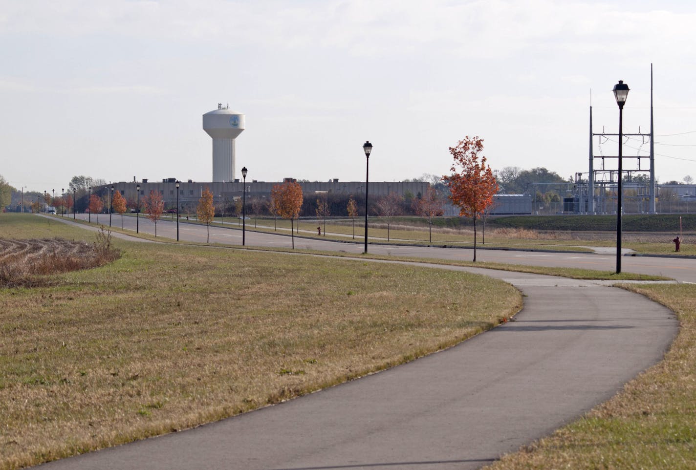 A bike path in North Mankato. credit: City of Mankato