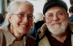 Janey Westin (left) and Charlie Hughes. Hughes died at hospice care in his Edina home on Jan. 26. He was 86.