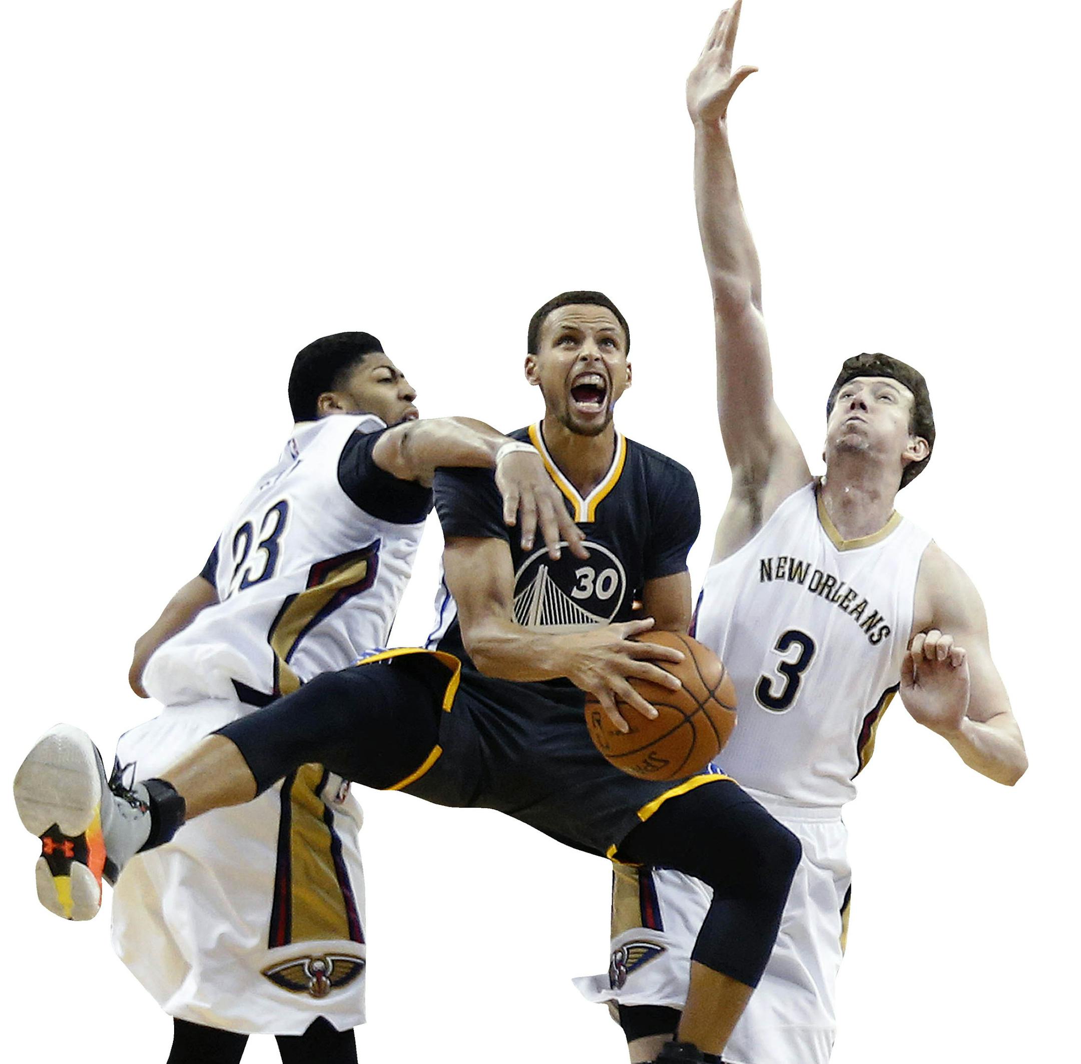 Stephen Curry has an arsenal of shots.