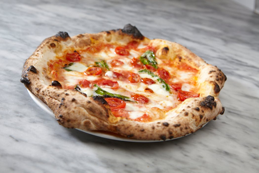 The margherita pizza from Punch needs no other toppings. 