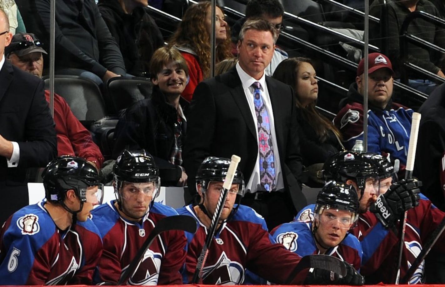 Colorado Avalanche head coach Patrick Roy