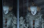 This image released by Warner Bros. Pictures shows Bill Skarsgard as Pennywise in New Line Cinema&#x2019;s horror thriller "It: Chapter 2." (Brooke Pa
