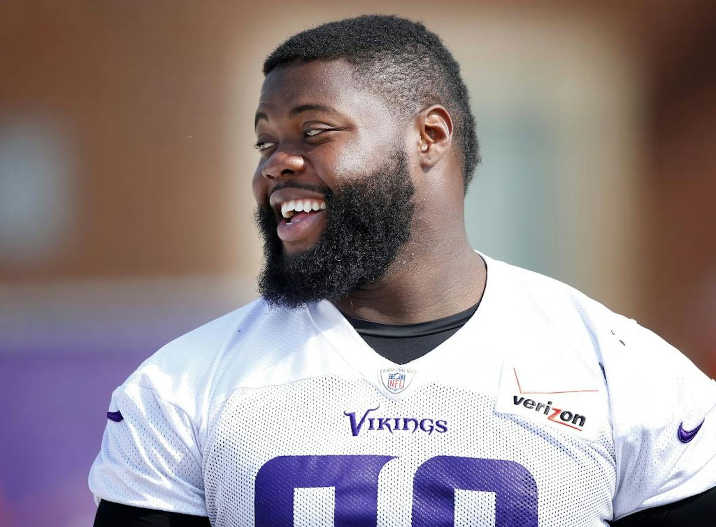 Minnesota Vikings' Linval Joseph (98).