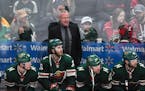 Interim Wild coach Dean Evason is hoping his team has a chance to continue its quest for a playoff spot. ] Aaron Lavinsky • aaron.lavinsky@startribu