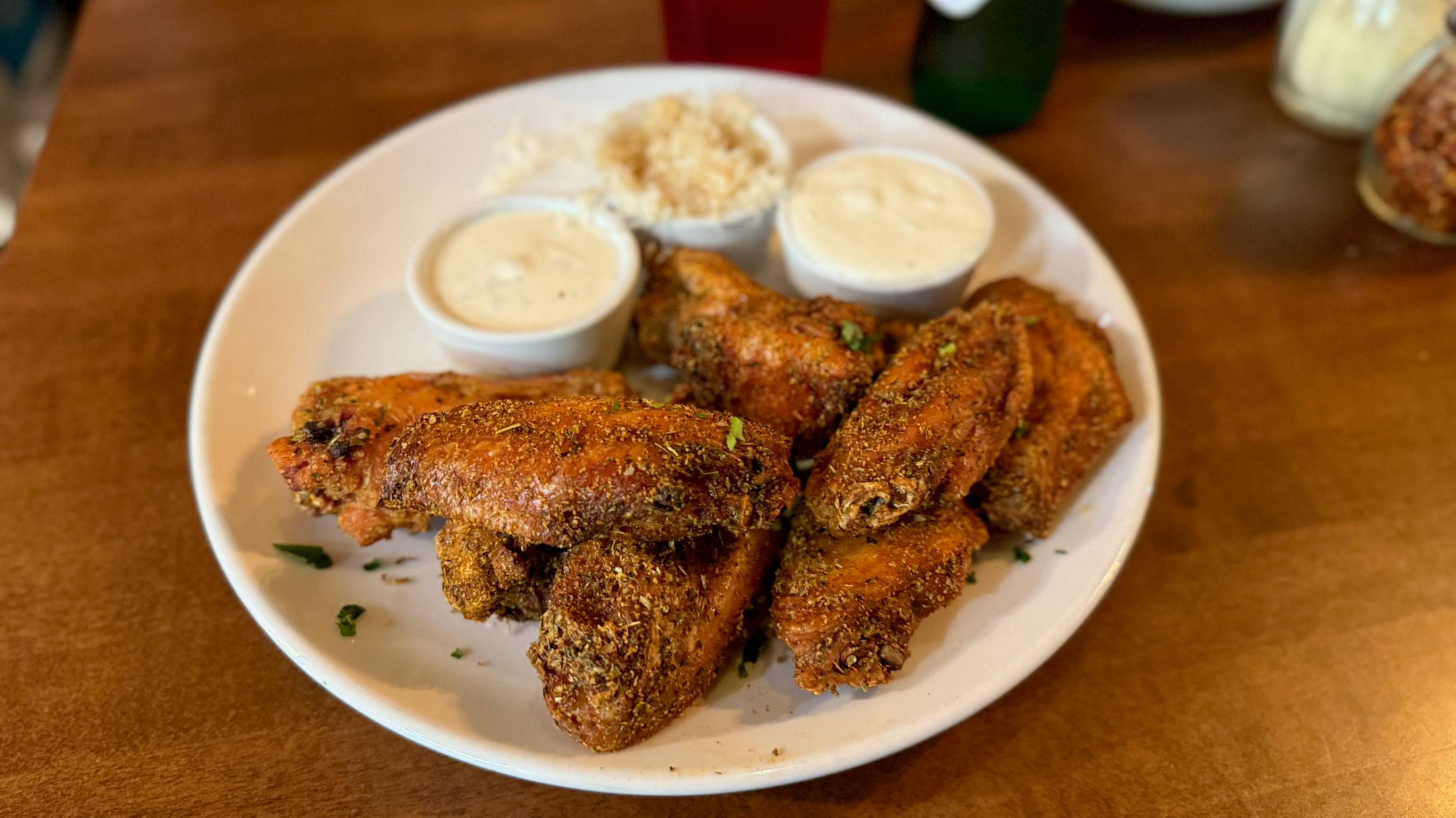 Italian dry rub wings at Mothership Pizza Paradise, Minneapolis