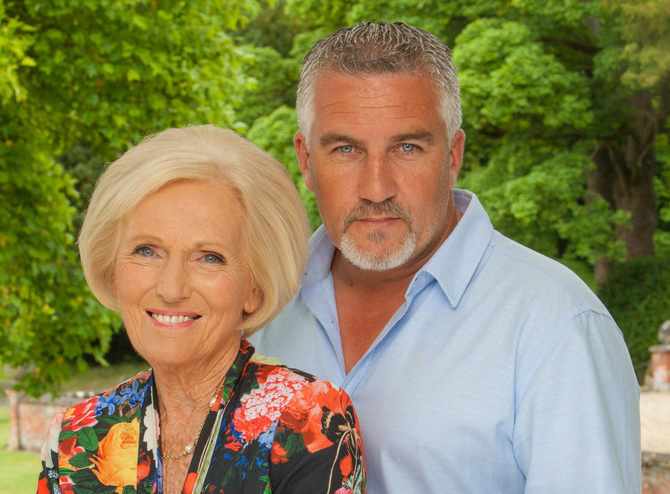 Mary Berry is departing as a “Bake Off” judge; Paul Hollywood remains.