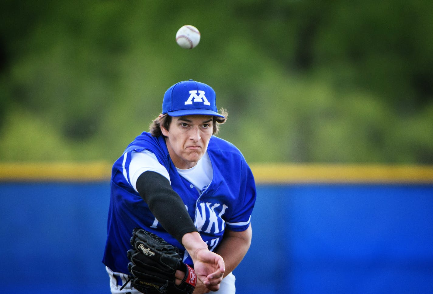 Minnetonka pitcher #17 Jimmy Ramsey. ] GLEN STUBBE * gstubbe@startribune.com Monday, May 16, 2016 Minnetonka baseball: The pitching rich Skippers have emerged as the possible favorite to win the Class 4A state championship. Minnetonka at Wayzata baseball game. Make sure to shoot Minnetonka pitching.