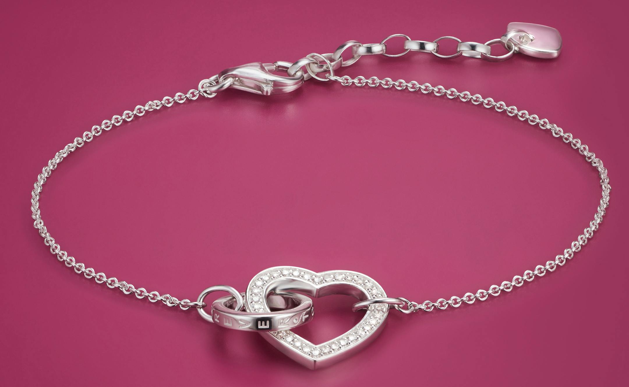 In this image released on Thursday, Feb. 1, 2018, THOMAS SABO celebrates Valentine's Day 2018 and releases new heart designs for their special edition necklace and bracelet. For further information visit http://www.apmultimedianewsroom.com/newsaktuell. (THOMAS SABO GmbH & Co.KG via AP Images) ORG XMIT: NAKT835