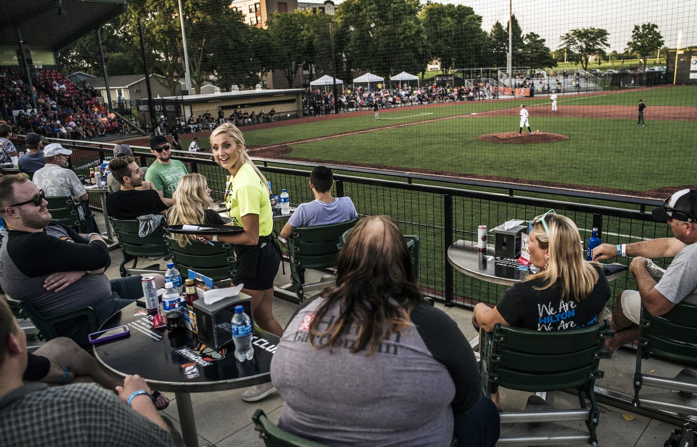 Fans watched a Northwoods League game in Mankato in 2018.