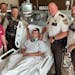 Morrison County Sheriff’s Deputy Brady Pundsack was “in good spirits and showing improvement,” Sheriff Shawn Larsen said in a statement Monday e