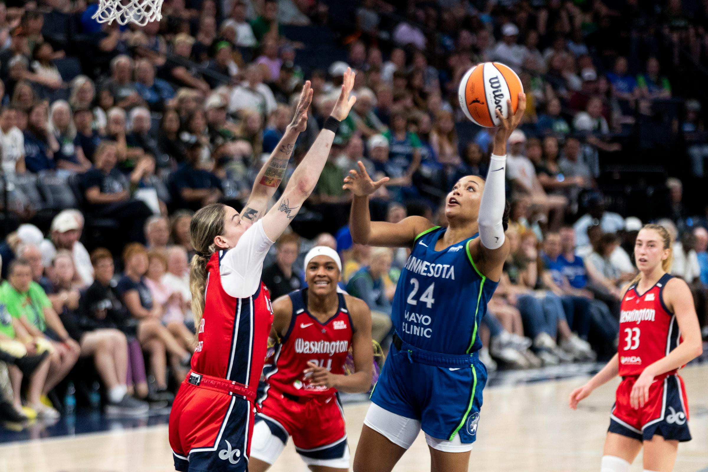 After a first quarter that didn’t match the others, Lynx roll against Mystics
