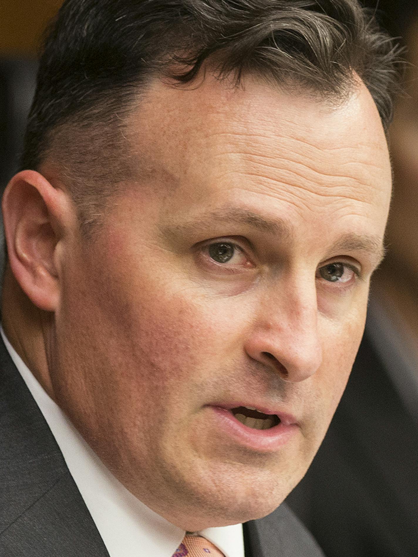 Rep. John Lesch, the chair of the group, speaks during a working group on revenge porn law at the State Office Building in St. Paul on Saturday, June 20, 2015. ] LEILA NAVIDI leila.navidi@startribune.com / ORG XMIT: MIN1506251545421461