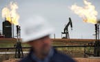 A North Dakota oil field, pictured in 2015. (Richard Tsong-Taatarii/Star Tribune)