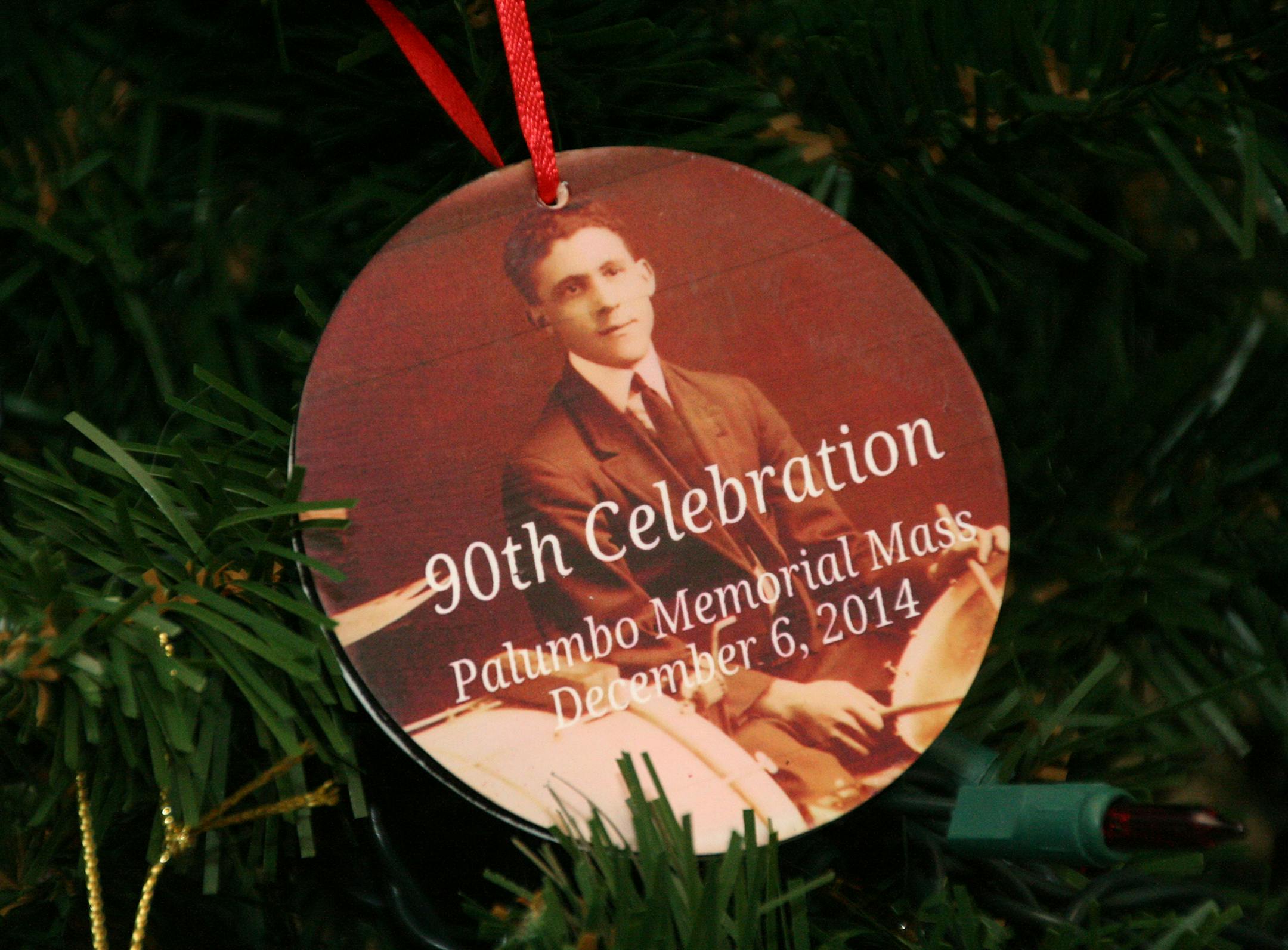 Palumbo Mass, 90th celebration button