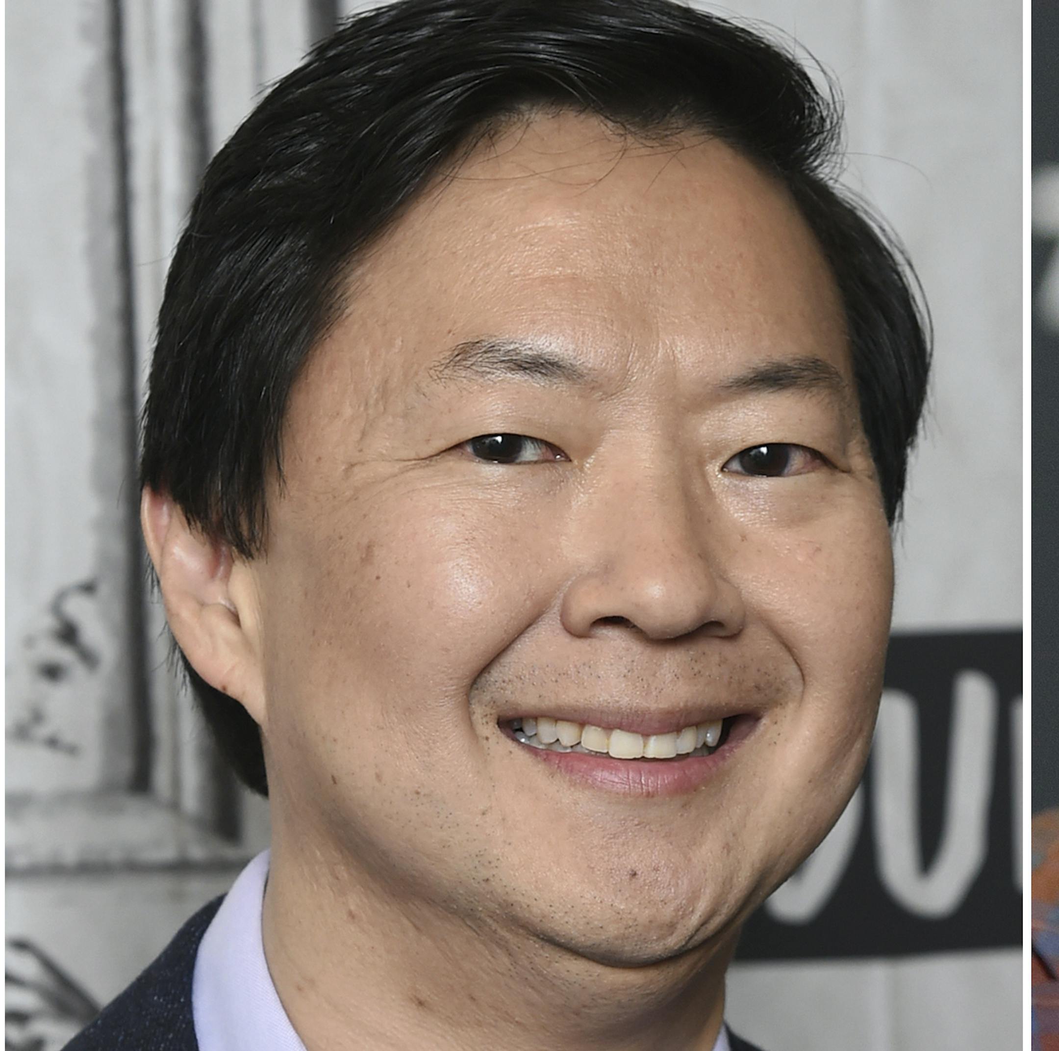 This combination photo shows actor Ken Jeong at the BUILD Speaker Series to discuss the film "Crazy Rich Asians" in New York on Aug. 14, 2018, left, and retired Hall of Fame basketball player Shaquille O'Neal during an NBA basketball news conference in Miami on Dec. 22, 2016. TBS said it has ordered a reality series pilot that will test the pairís ability to take on odd jobs. The pilot, with the working title ìUnqualified,î could be the basis for a series if it impresses the chann