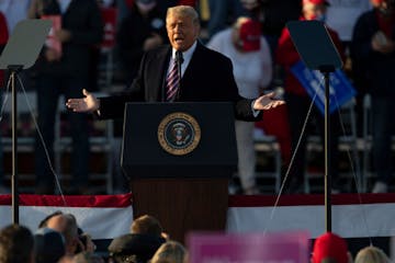 During his speech Friday night in Bemidji, President Donald Trump praised Confederate Gen. Robert E. Lee by saying: "He would have won, except for Get