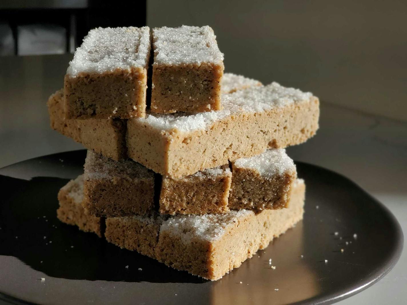 Espresso shortbread at Black Walnut Bakery