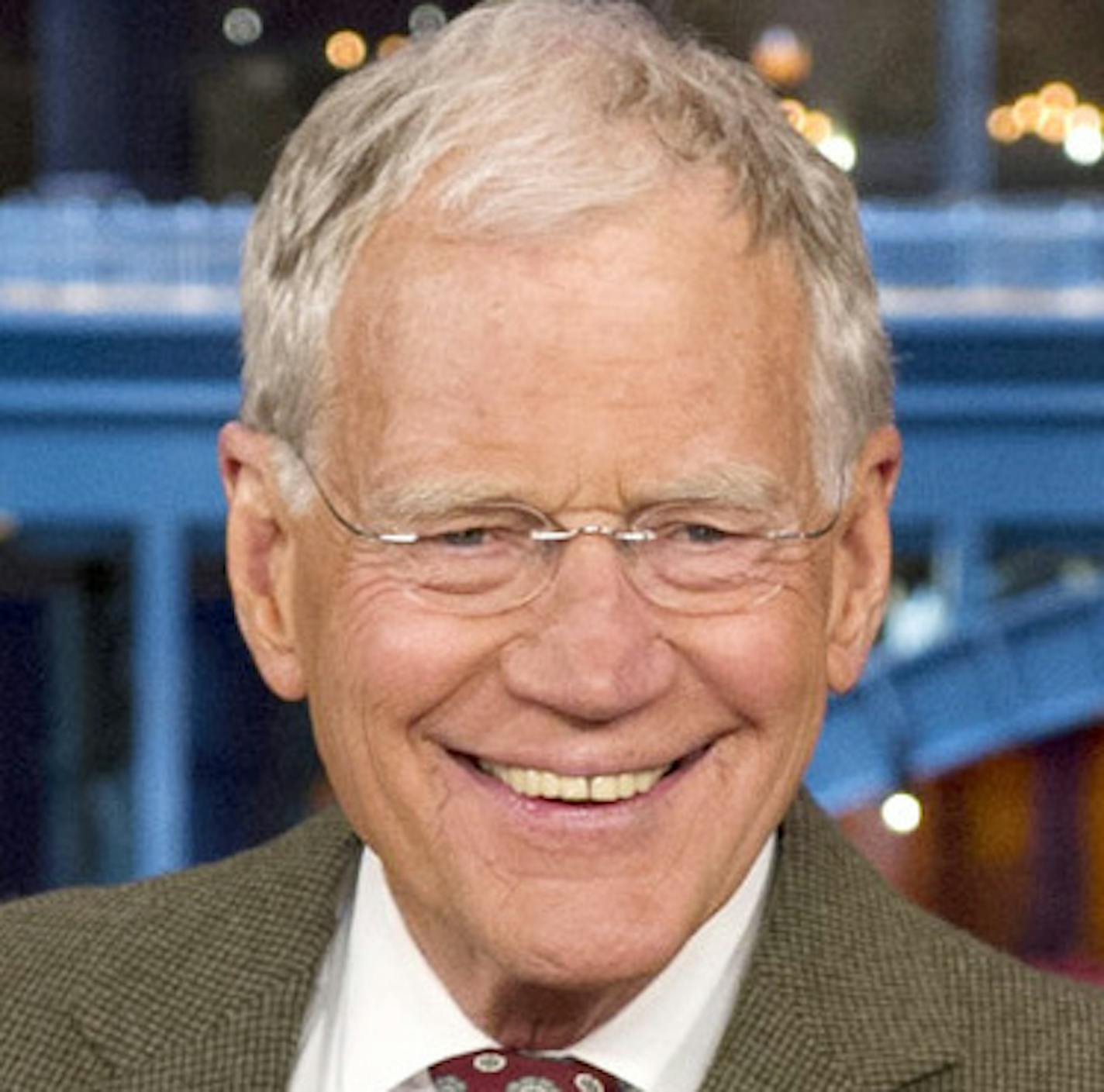 FILE - In this April 3, 2014 file photo provided by CBS, David Letterman, host of the &#xec;Late Show with David Letterman,&#xee; smiles after announcing his retirement during a taping in New York. Letterman will host his final show on May 20. (AP Photo/CBS, Jeffrey R. Staab) MANDATORY CREDIT, NO SALES, NO ARCHIVE, FOR NORTH AMERICAN USE ONLY