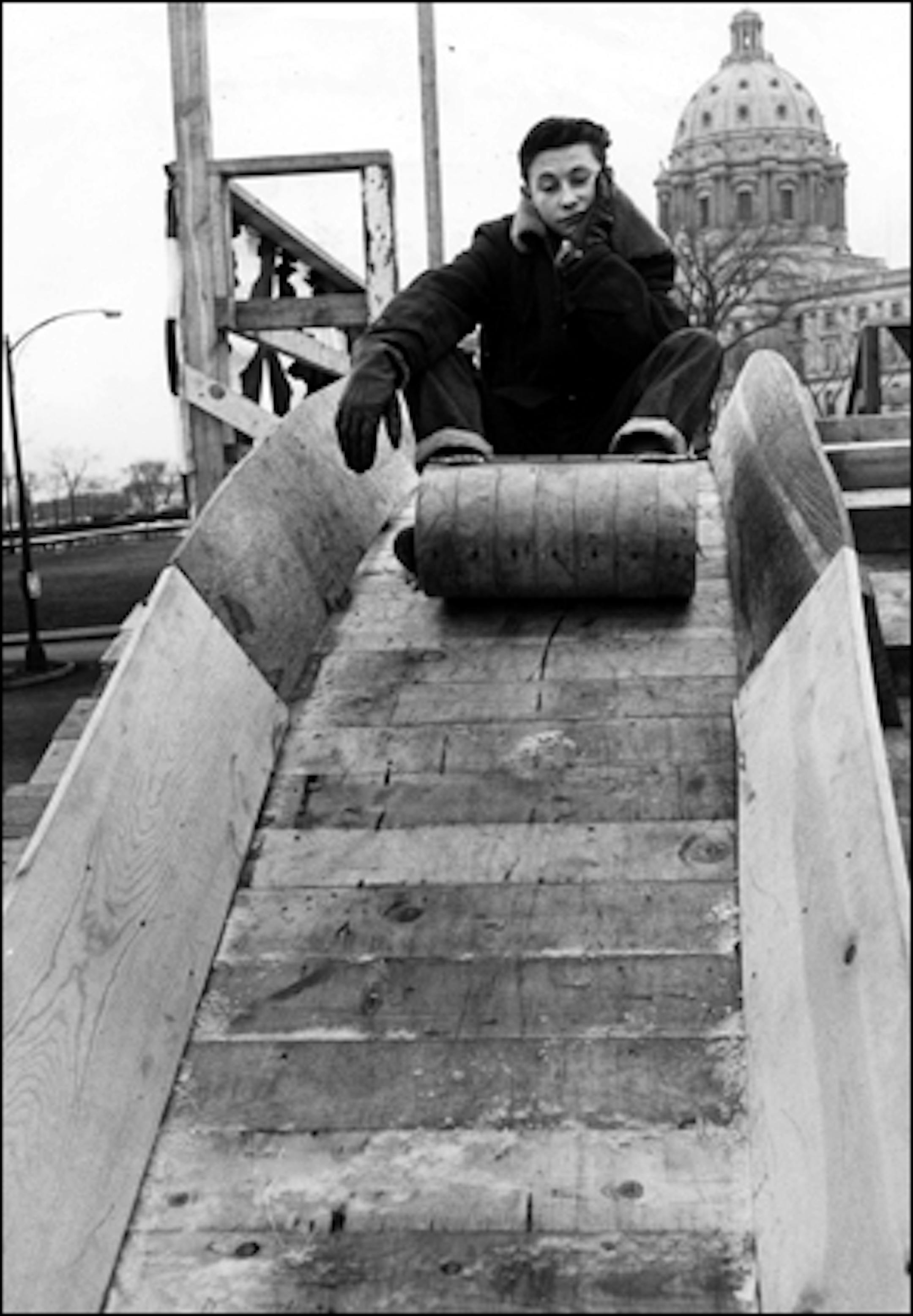 Winter Carnival slide, 1958