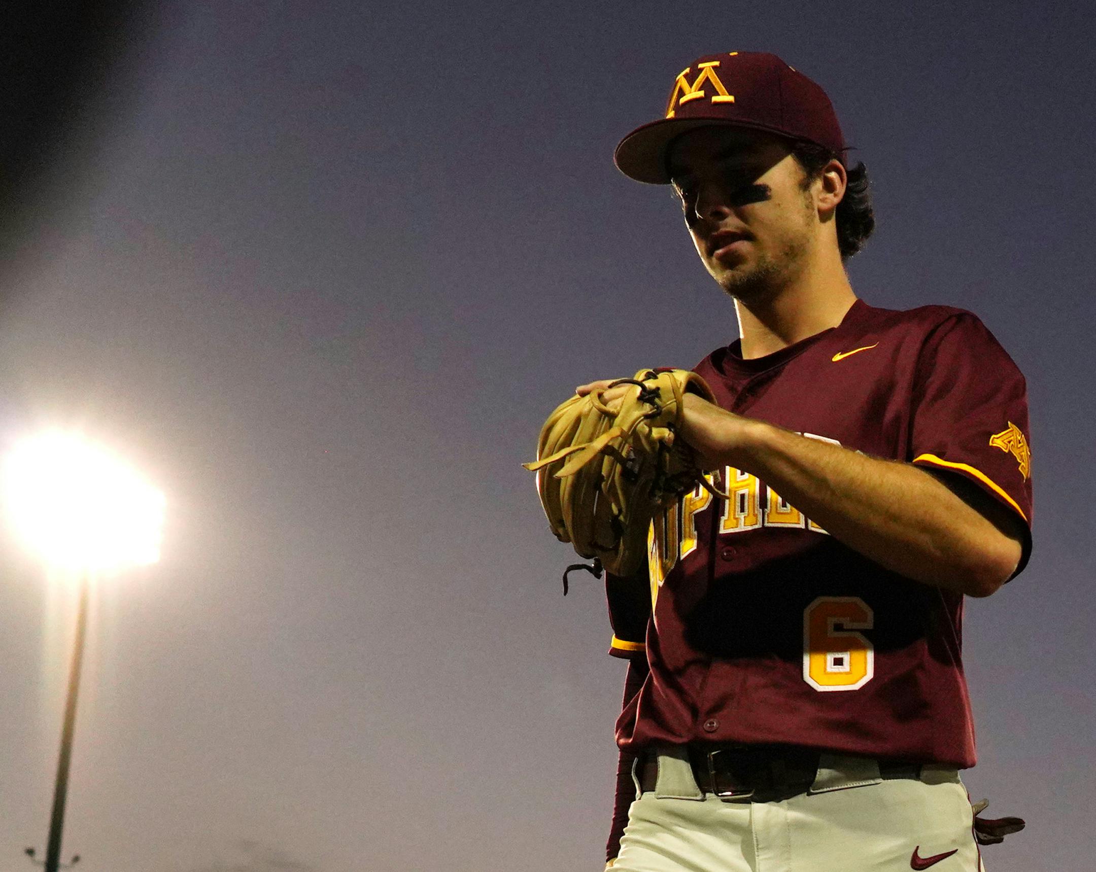 Gophers shortstop Terrin Vavra hung around big leaguers as a kid. He came to the U with an "advanced hittng approach."