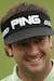 Bubba Watson gets ready to hit on the driving range during a practice round for the Masters golf tournament Tuesday, April 7, 2015, in Augusta, Ga. (A