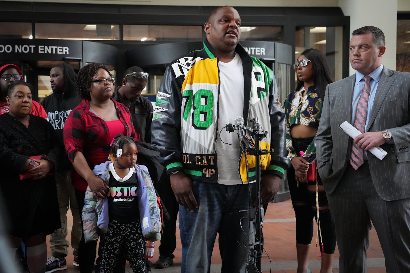 Richard Frazier, the brother of Leneal Frazier, spoke to the media after ex-Minneapolis police officer Brian Cummings pleaded guilty to vehicular manslaughter in Minneapolis on Thursday.