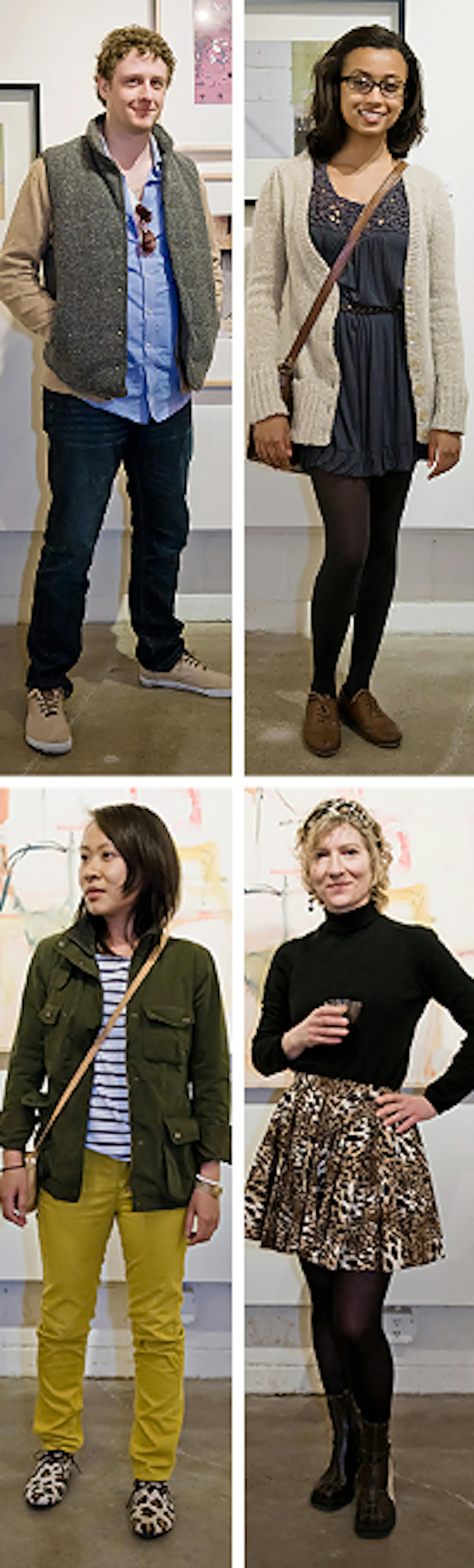 Clockwise from top - Colin Percy, Pomi Tefera, Laura Stack, Manola Suvannarad