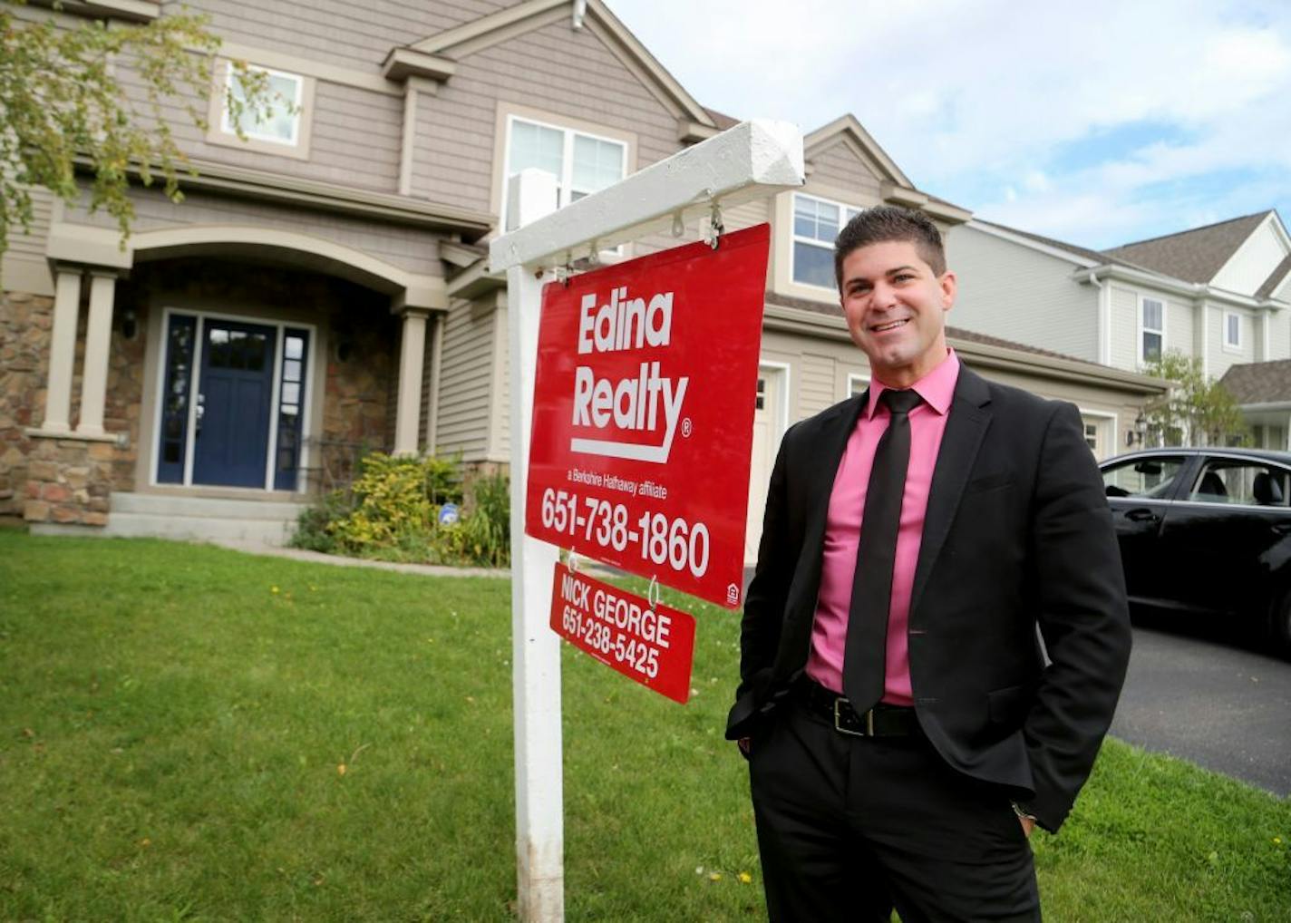 Nick George is a former science teacher and self-described data "nerd" who has been studying fall house pricing and says that at this time of year sellers have two options to help find a buyer: pricing and patience. He recently did two price reductions and staged this house in Woodbury, and showings have increased. George was seen Thursday, Oct. 5, 2017, in Woodbury, MN.