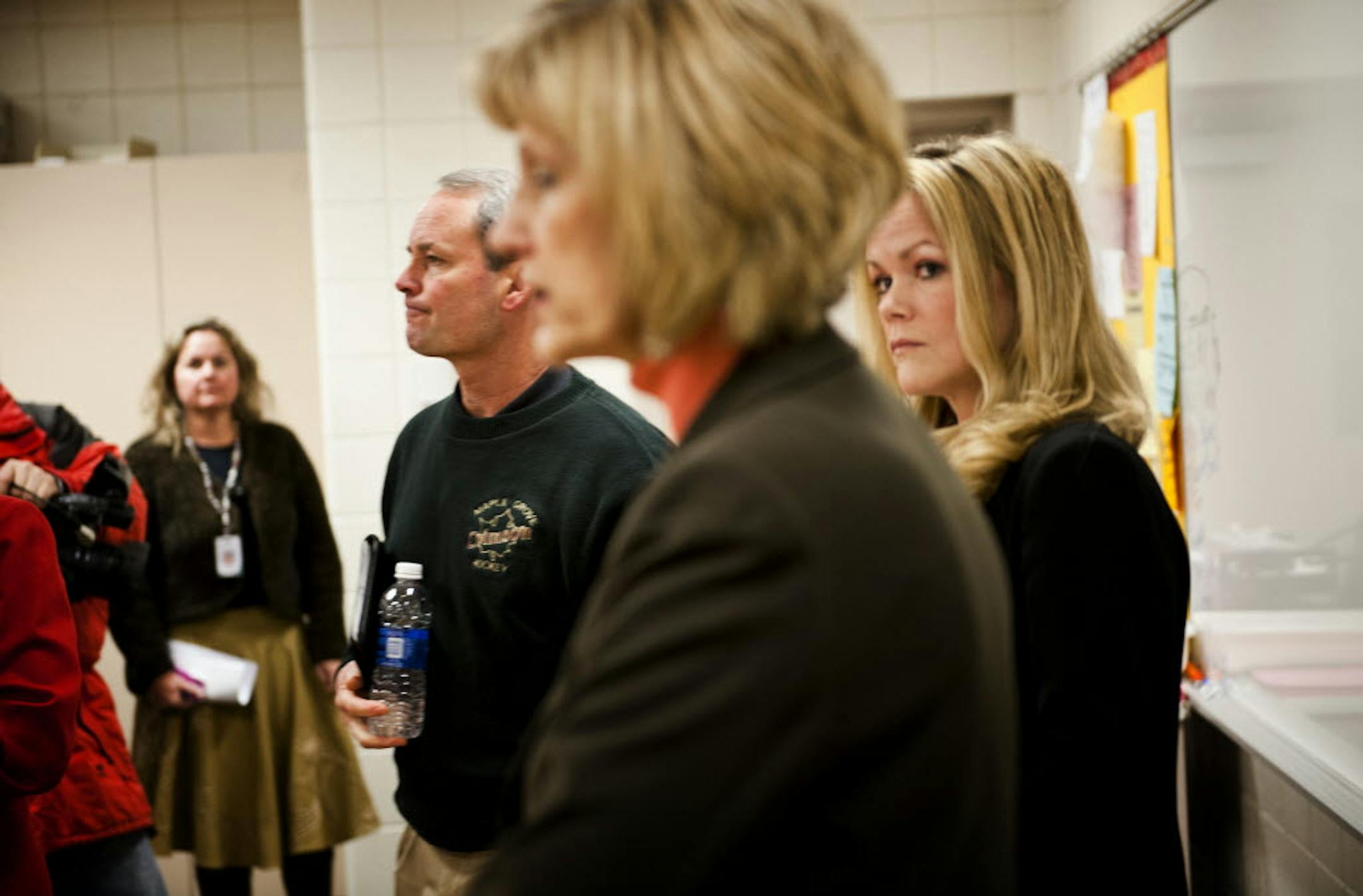 Maple Grove hockey coach Gary Stefano, Principal Sara Vernig and Wendy Loberg, who provides system-level oversight for athletics, talked Thursday about a new action plan the school put together in the wake of a video sex event that caused the suspension of some players.