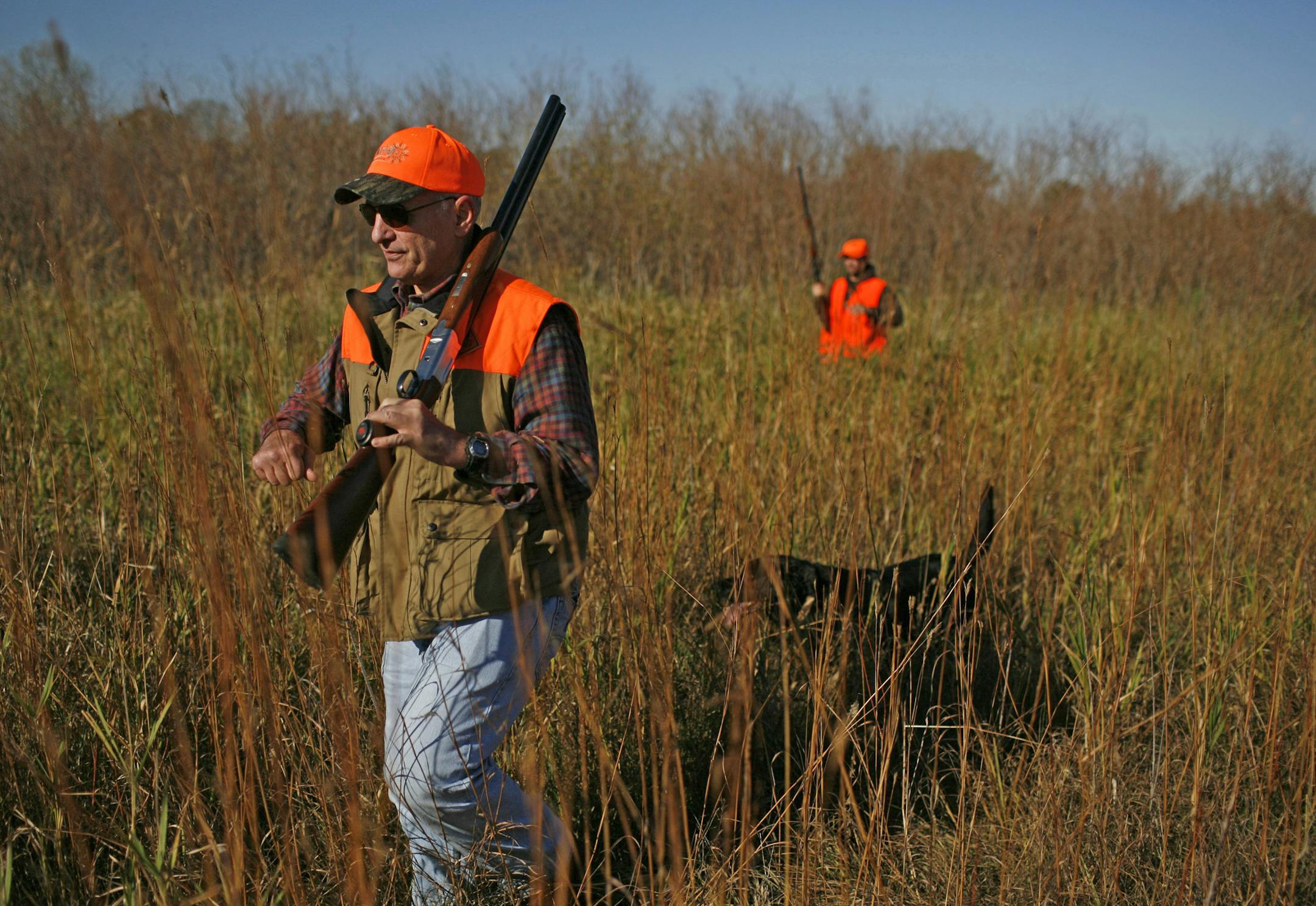 Gov. Mark Dayton hunted in Lac Qui Parle County last year.