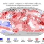 4th Warmest October on Record For Earth