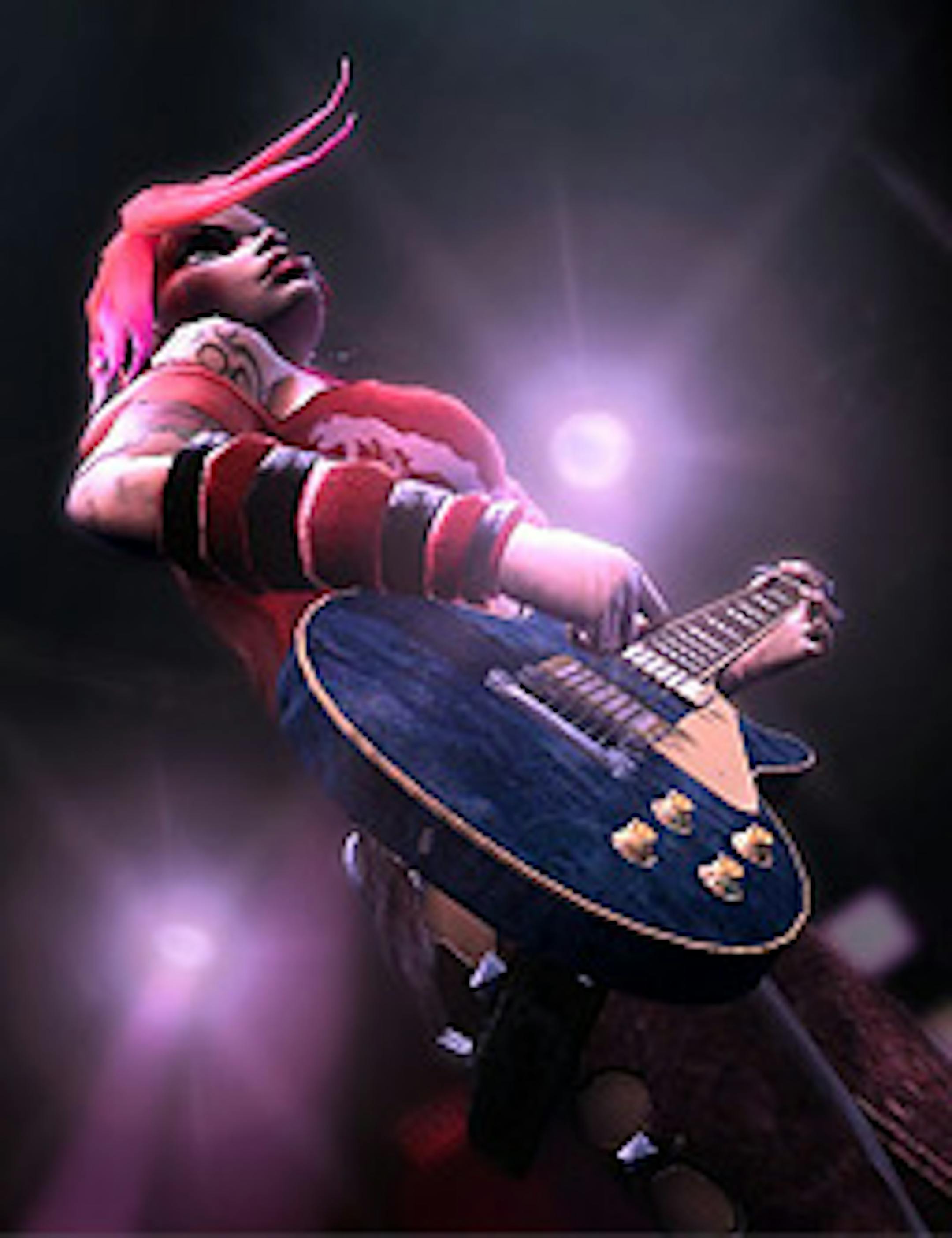 Judy from "Guitar Hero III: Legends of Rock"