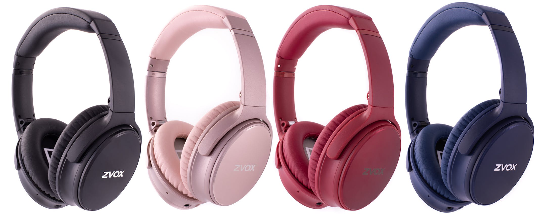Zvox AccuVoice AV50 noise-canceling headphones.