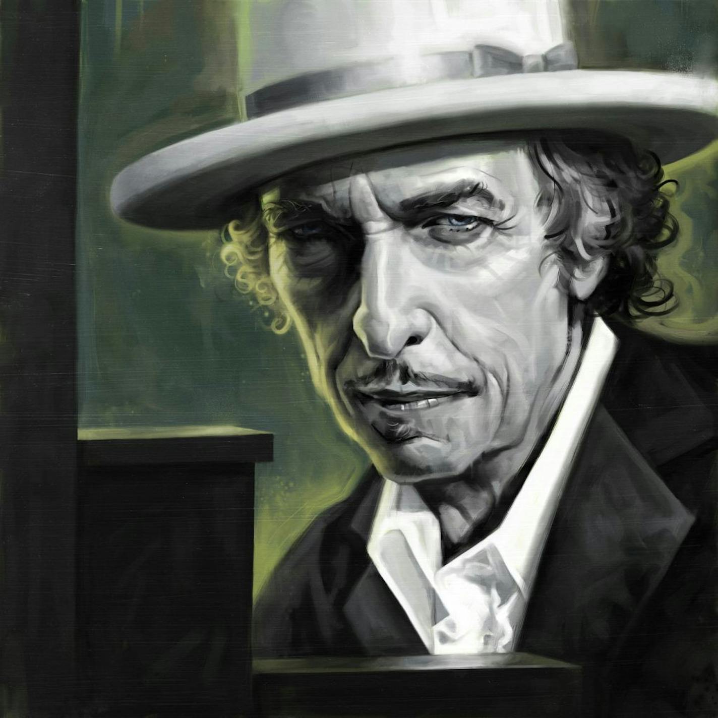 Bob Dylan portrait for Minnesota Profile: Forever Dylan on Feb. 3, 2013. Illustration by Robert Carter, special to the Star Tribune