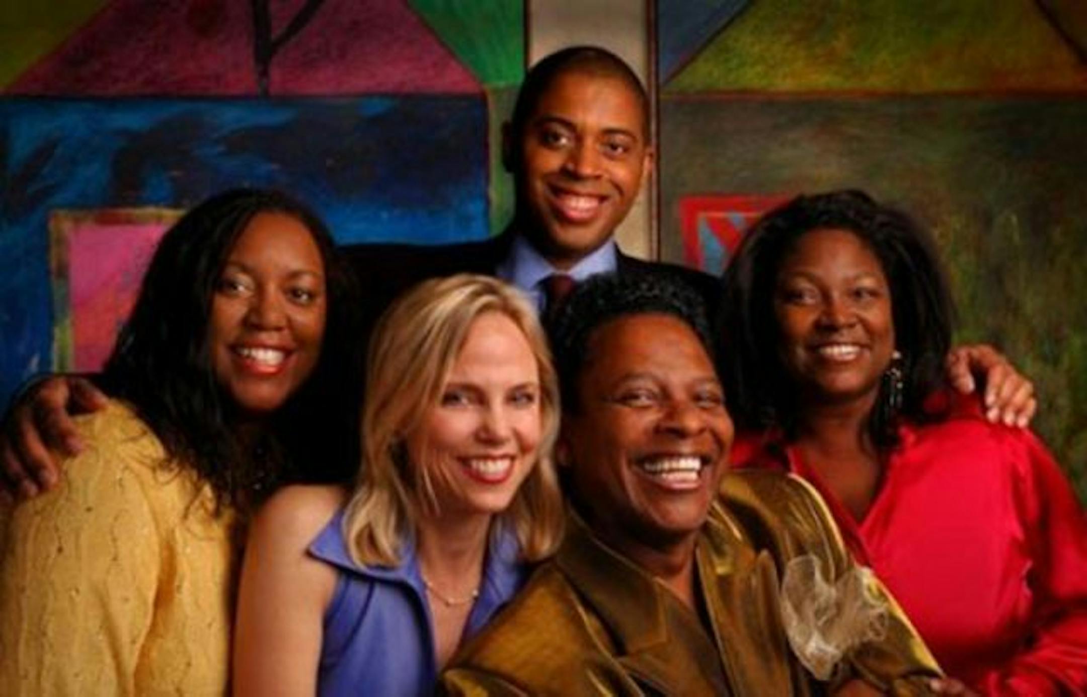 Moore by Four: Yolanda Bruce, Connie Evingson, Sanford Moore, Dennis Spears and Ginger Commodore. small file size