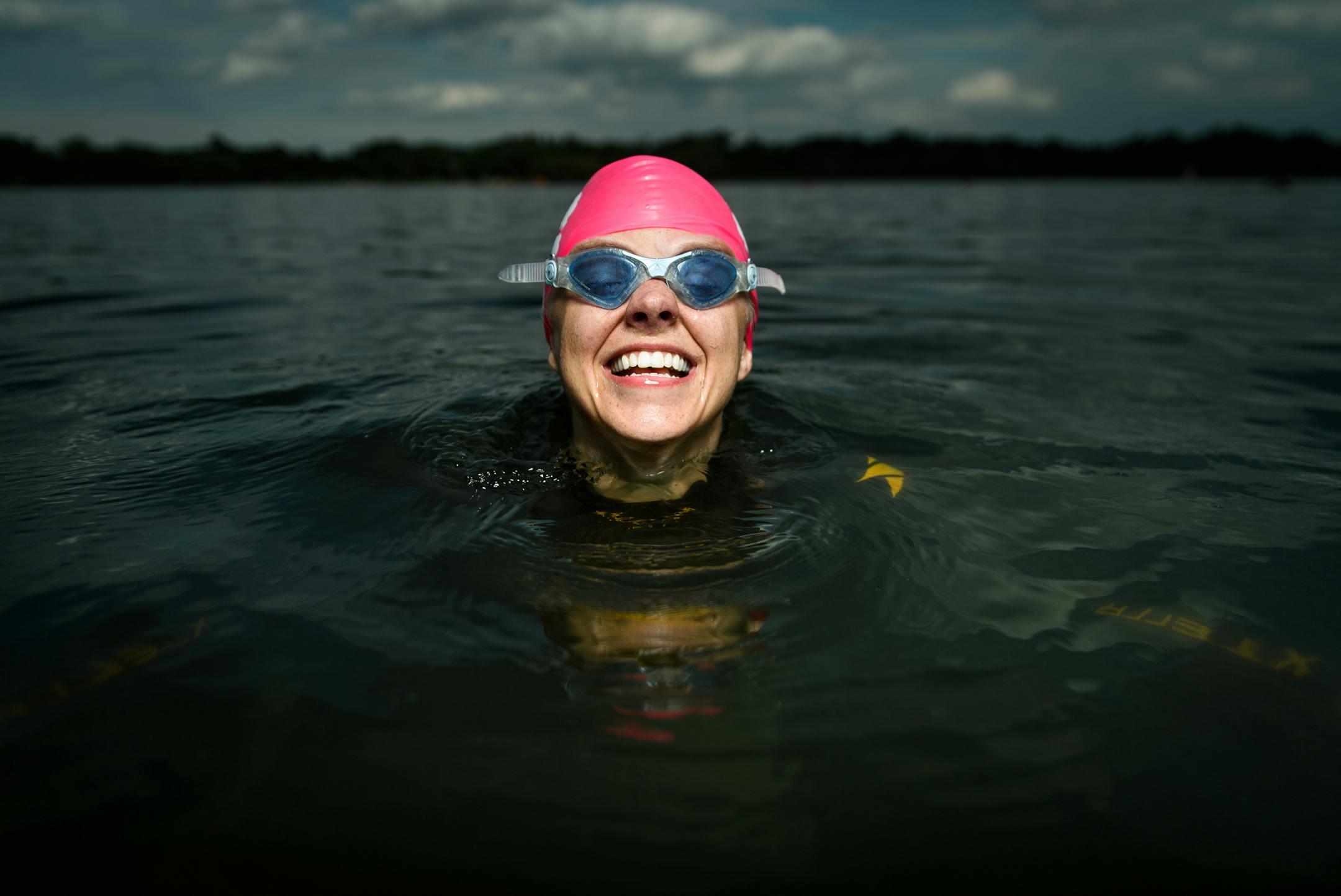 Megan Steil. ] AARON LAVINSKY &#xef; aaron.lavinsky@startribune.com Open water swimmers are a different breed, motivated not so much by fitness, but by the solitude, challenge, and sometimes memory of being in the water as a youth growing up in Minnesota. We photograph portraits of open water swimmers at Lake Nokomis on Thursday, June 29, 2017.